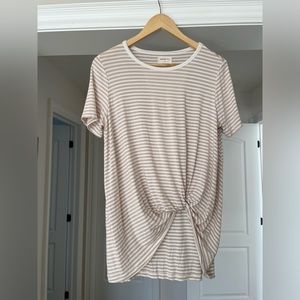 Jackson Rowe tie front T-shirt